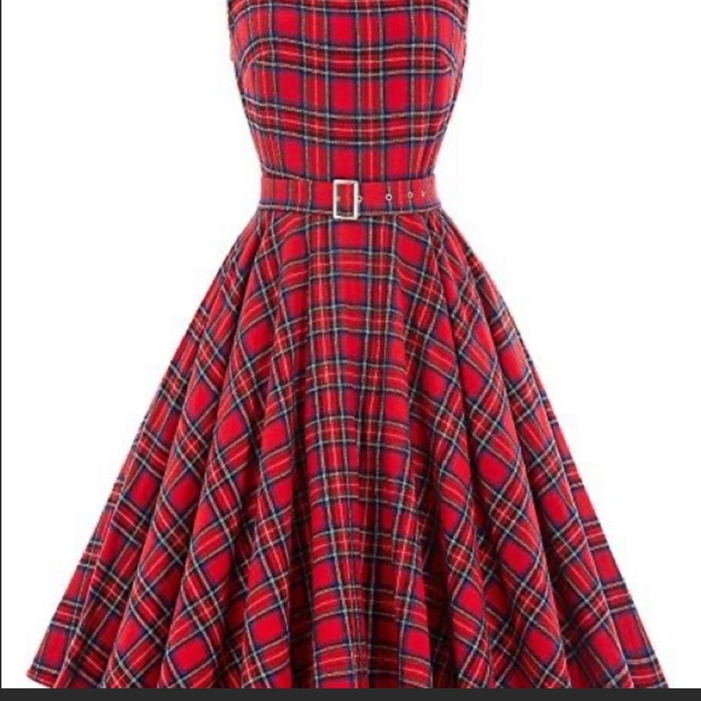 Belle Poque Plaid Dress